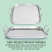 T304 Stainless-Steel 11-Inch Square Griddle, Ideal for Grilling