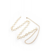 Circle Link Metal Chain Belt
