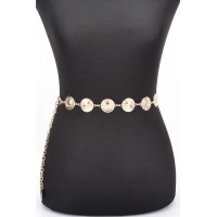 Round Metal Chain Belt