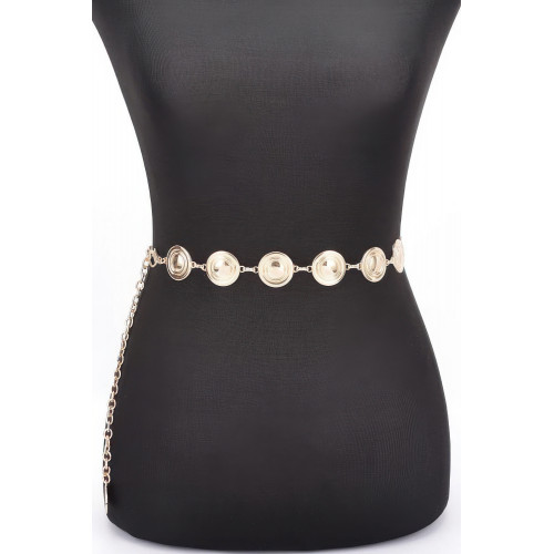 Round Metal Chain Belt Collection - CC-WH2001510