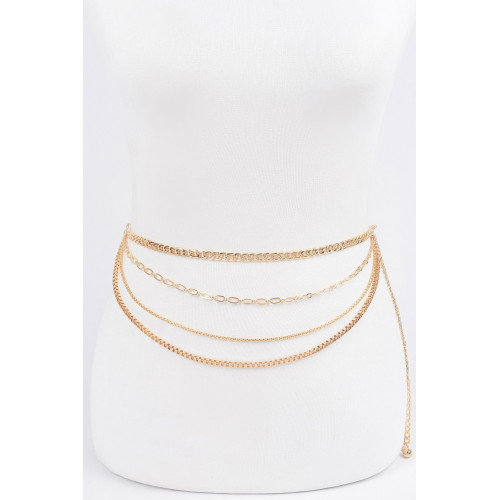Multi Chain Layered Belt Collection - CC-WH2000839