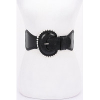 Pearl Metallic Pu Elastic Belt