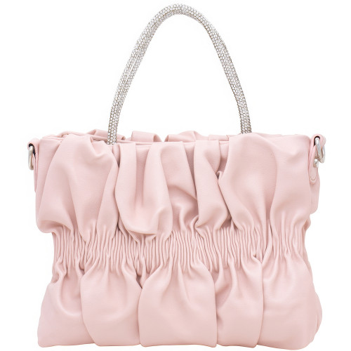 Crystal Embellished Fashion Handle Design Bag - CC-58807