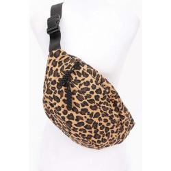 Cotton Canvas Leo Crossbody Bag - Fashion Inspired