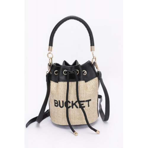 Faux Straw Bucket Bag Collection - CC-WH2001504