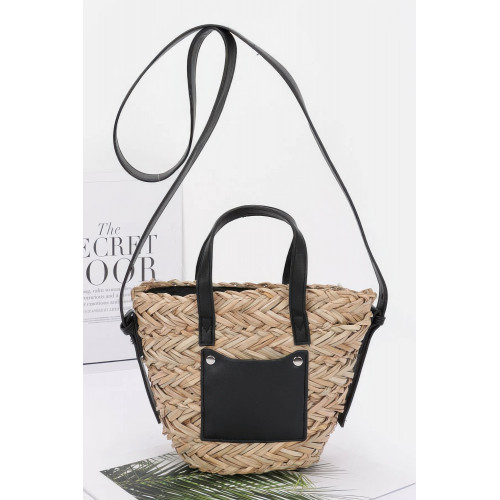 Faux Straw Small Tote Bag Collection - CC-WH2001133