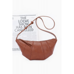 Faux Leather Croissant Bag
