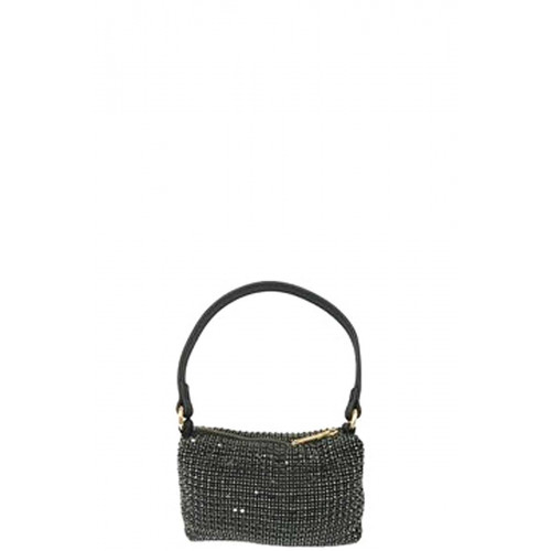 Crystal Embellished Fashion Chic Handle Clutch Bag - CC-55637