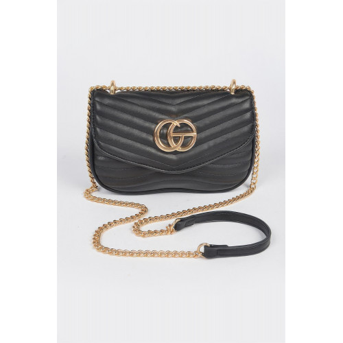 Quilted Faux Leather Crossbody Bag Collection - CC-WH2001139