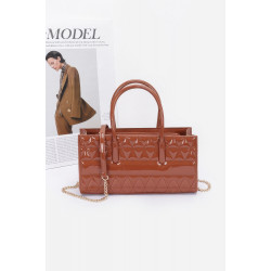 Quilted Enamel Handbag