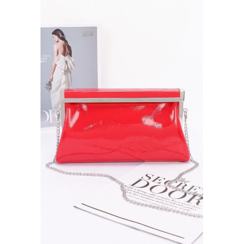 Patent Leather Frame Clutch Bag Collection - CC-WH2000986