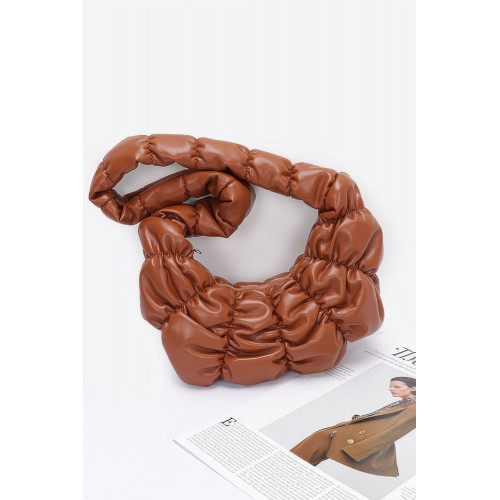Pleated Faux Leather Crossbody Bag Collection - CC-WH2001127