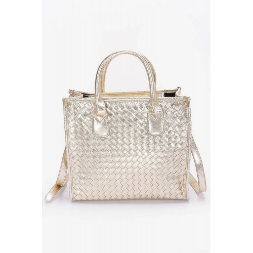 Metallic Braided Tote Bag Collection - CC-WH2001493