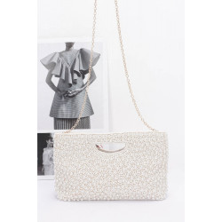 Faux Pearl Handmade Clutch