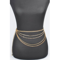 Multi Layered Metal Chain Belt