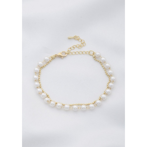 Sodajo pearl bead bracelet - Designer Style - CC-57316