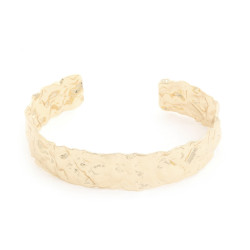 Hammered Alloy Cuff Bracelet
