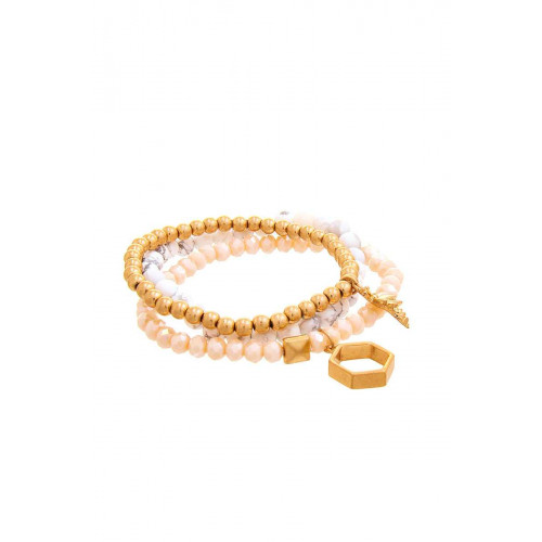 Multi Beaded Style Bracelet - Designer Style - CC-51615