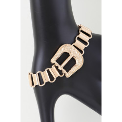 Statement Buckle Belt Bracelet