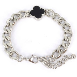 Clover Metal Chain Bracelet