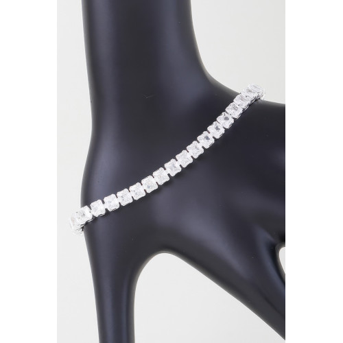 Minimal Cubic Zirconia Bracelet - Designer Style - CC-WH2001226