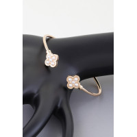Open Pearled Clover Bracelet