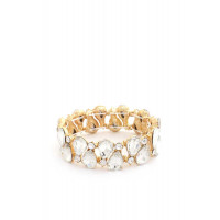 Teardrop Rhinestone Stretch Bracelet