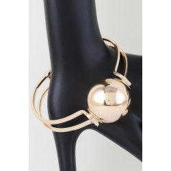 Statement Sphere Cuff Bracelet