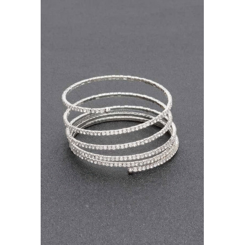 Crystal-studded Bracelet - CC-WH2001534