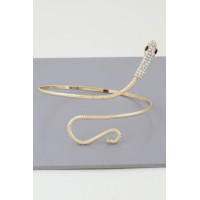 Jeweled Snake Arm Cuff