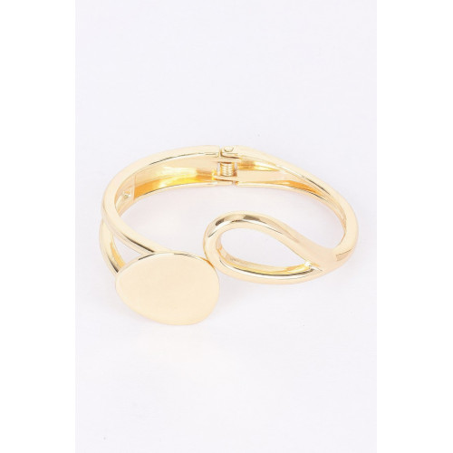 Alloy Spring Hinge Cuff - CC-WH2001046