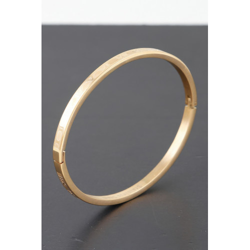 Thin Roman Numeral Bracelet - Designer Style - CC-WH2001186