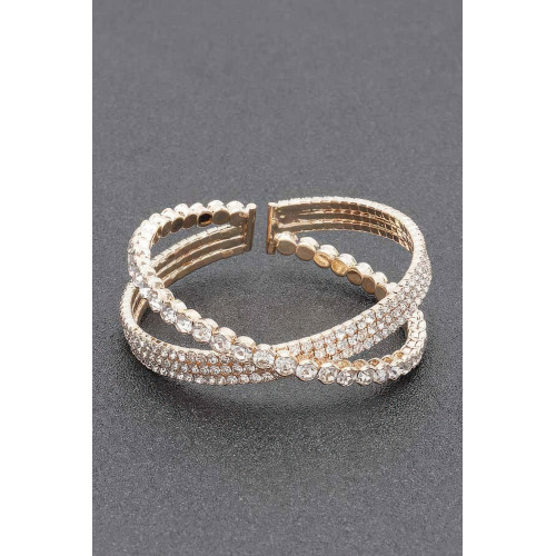 Crystal-studded Bracelet - CC-WH2001218