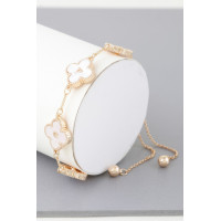 Marbled Clover Adjustable Bracelet