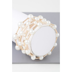Multi Pearl Wire Bracelet - Everyday Glam