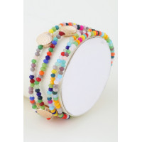Multi Seashell Beaded Bracelet