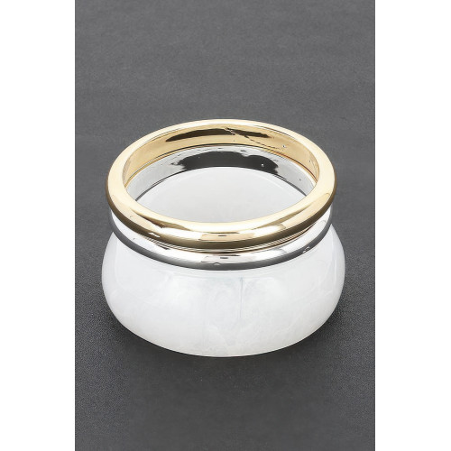 Multi Resin And Ccb Bangle Bracelet - Designer Style - CC-WH2000700