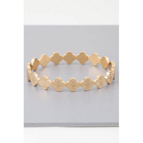 Multi Clover Charm Bracelet - Designer Style - CC-WH2001064