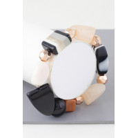 Multi Geometric Stone Bracelet