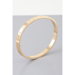 Shining Star Embedded Cuff Bracelet - Boutique Inspired