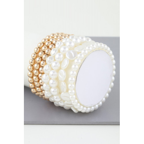 Multi Stone Beaded Bracelet - Designer Style - CC-WH2001448