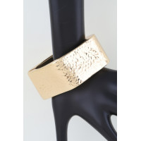 Hammered Wide Cubic Cuff Bracelet