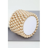 Multi Beaded Cuff Bracelet