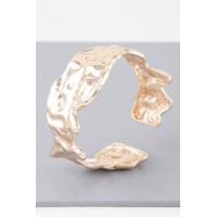 Abstract Ripple Open Cuff Bracelet - Boutique Inspired