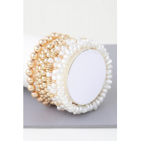 Multi Pearl Beaded Bracelet