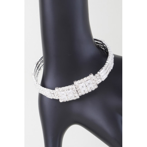 Multi Cubic Zirconia Bracelet - Designer Style - CC-WH2001228