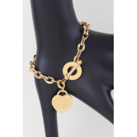 Heart Lock Pendant Toggle Bracelet