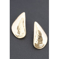 Hammered Metal Earring