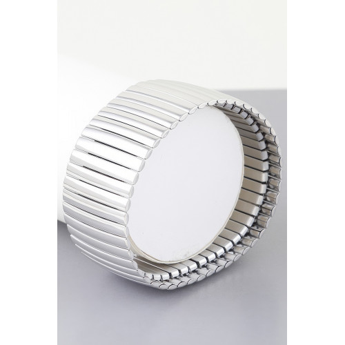 Wide Box Linked Cuff Bracelet - CC-WH2001282