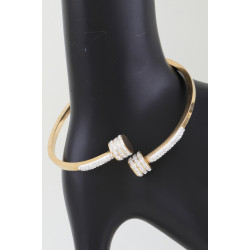 Twin Bejeweled Nail Wrap Bracelet
